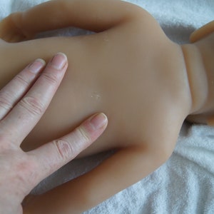 Unpainted kit reborn doll silicone full body Girl image 5