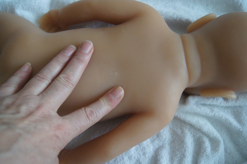 Unpainted kit reborn doll silicone full body Girl image 5