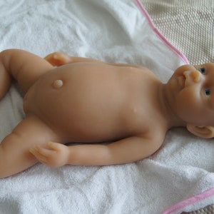 Unpainted kit reborn doll silicone full body Girl image 4