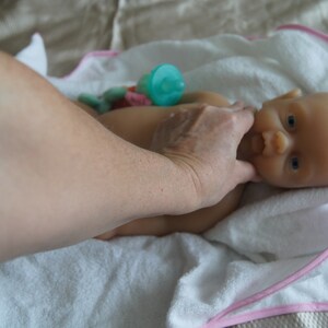 Unpainted kit reborn doll silicone full body Girl image 9