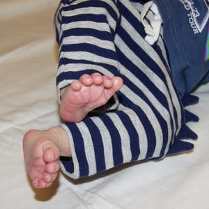 Handmade 22-inch Reborn Baby Doll: Open Mouth, Soft Vinyl image 3