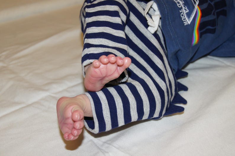 Handmade 22-inch Reborn Baby Doll: Open Mouth, Soft Vinyl image 3