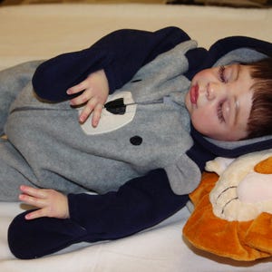 Handmade 22-inch Reborn Baby Doll: Open Mouth, Soft Vinyl image 9