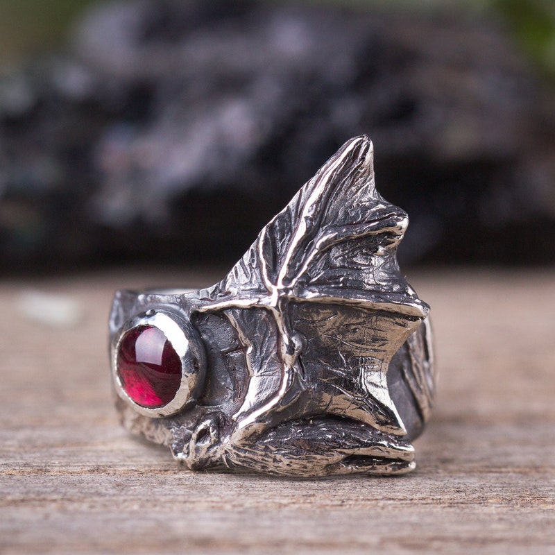 Bat Ring - Etsy