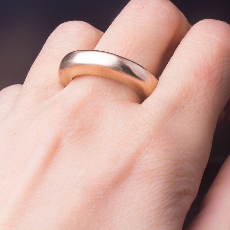 14k Gold Statement Ring Large Gold Ring Large Wedding Band Etsy