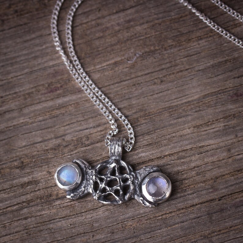 Moonstone Triple Layered Necklace