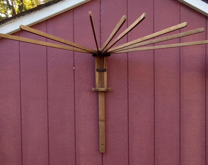 Antique-vintage Wood Clothes Drying Rack / Primitive Decor Drying Rack ...