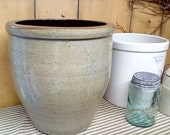 Salt Glaze 19th Century Stoneware Crock Stoneware 2 Gallon Ovoid Crock 1800 39 s Salt Glaze Crock Primitive Stoneware Collector Piece