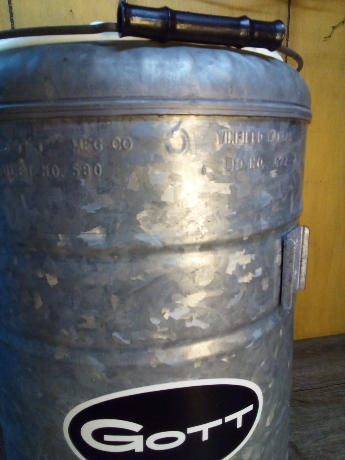 Vintage Cooler GOTT 3 Gallon Galvanized Cooler With Faucet
