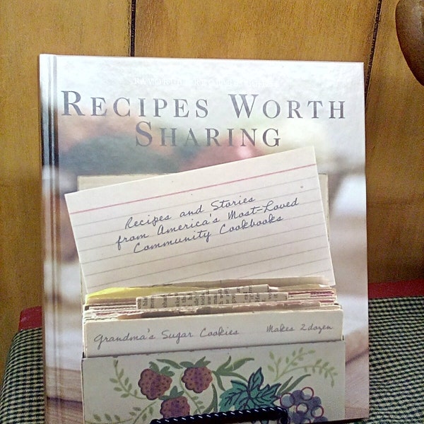 Cookbook / Vintage Cookbook / "Recipes Worth Saving" Cookbook /  Recipes And Stories From America's Most Loved Community Cookbooks