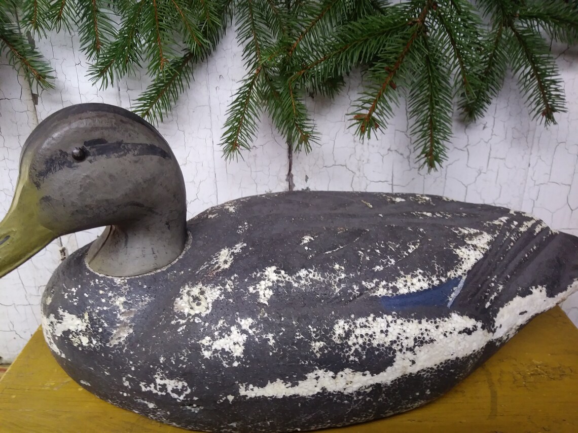 Vintage Styrofoam Duck Decoy / Styrofoam Mallard Duck Decoy / Etsy