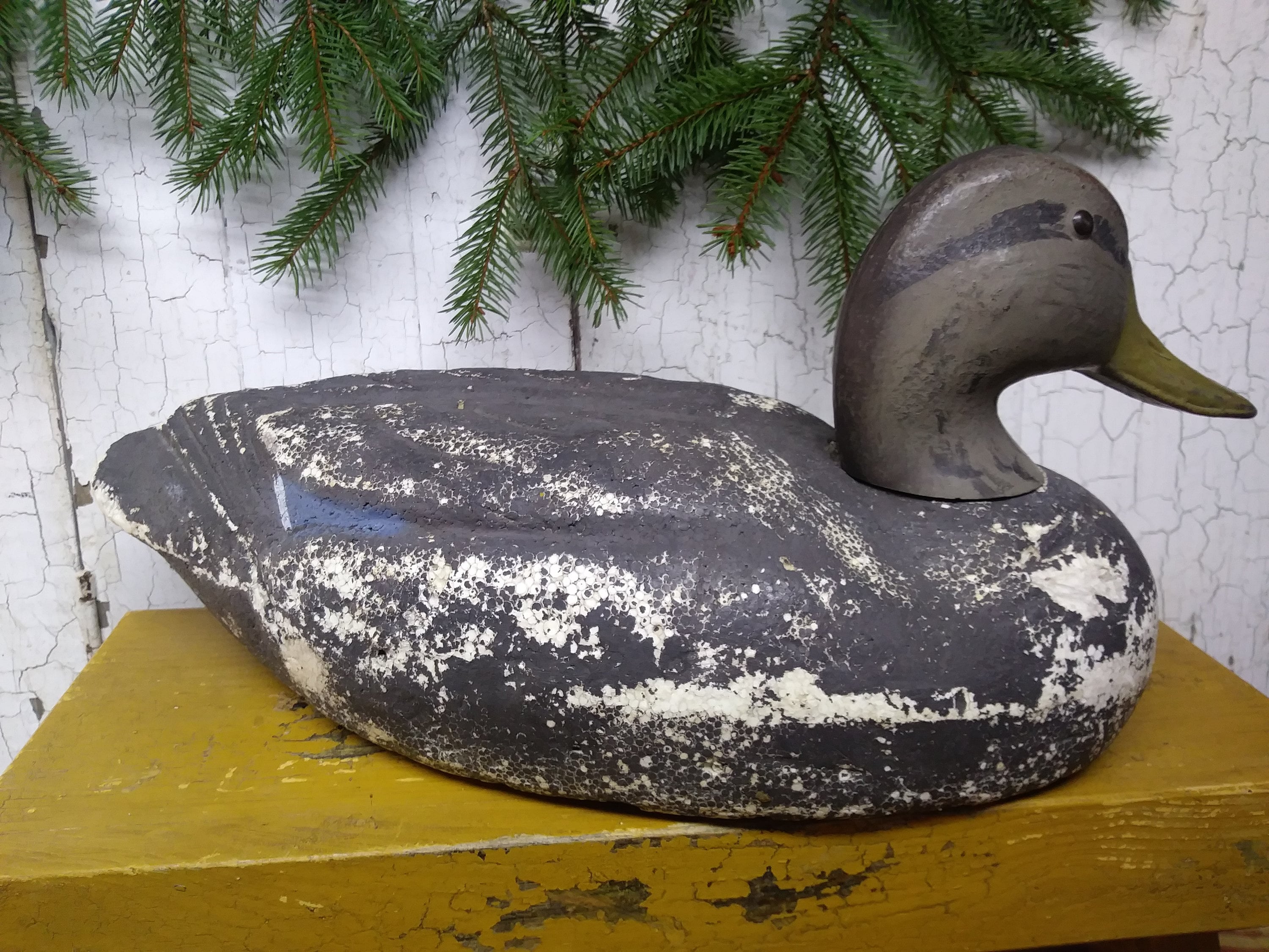 Vintage Styrofoam Duck Decoy / Styrofoam Mallard Duck Decoy / Etsy