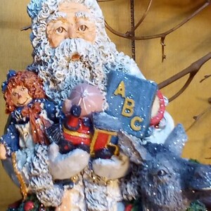 June McKenna Santa Figurine: &quot;Magic of Christmas&quot; Collectible, 9.75&quot;