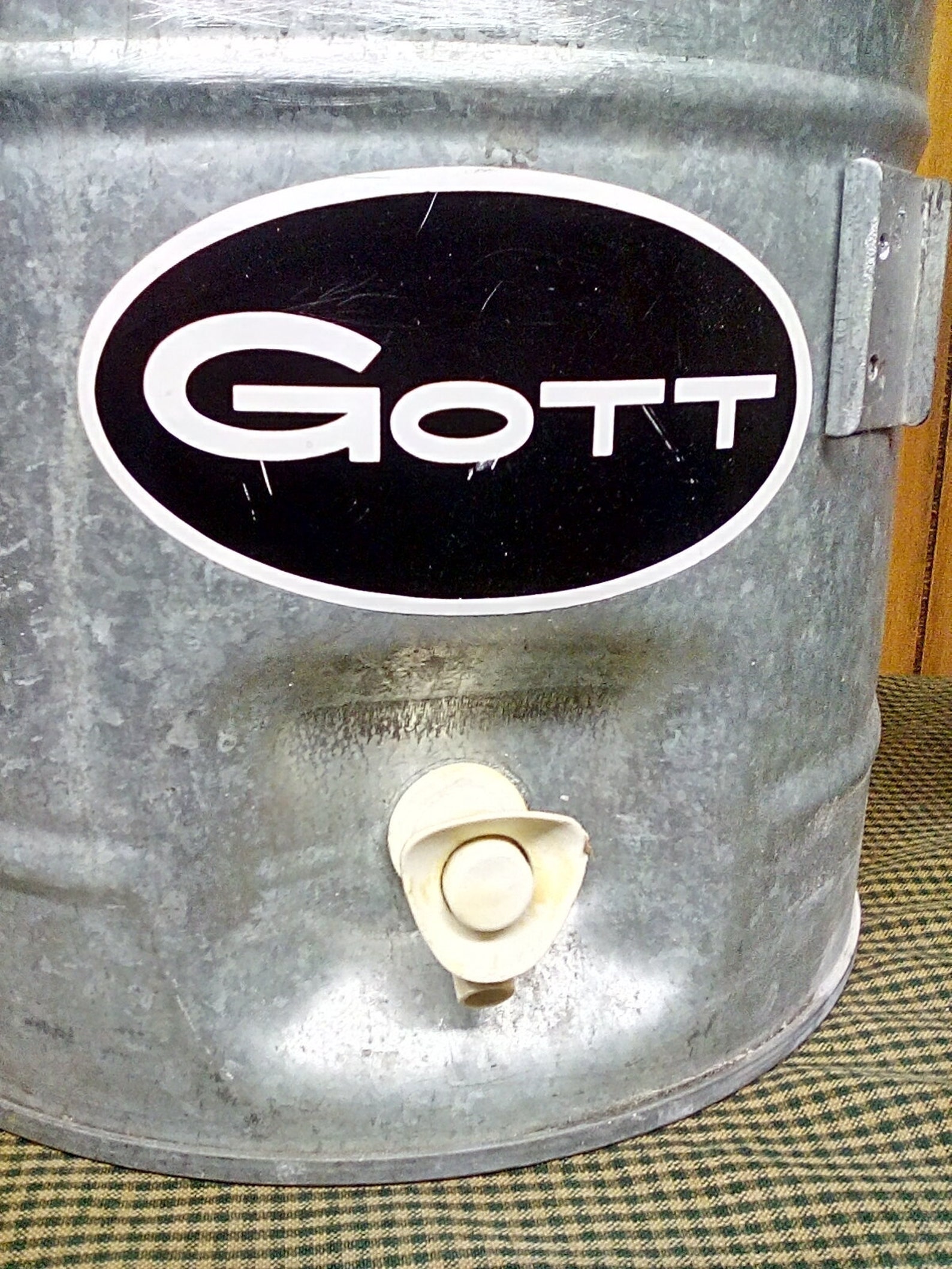 Vintage Cooler / GOTT 2 Gallon Galvanized Cooler With Faucet Etsy