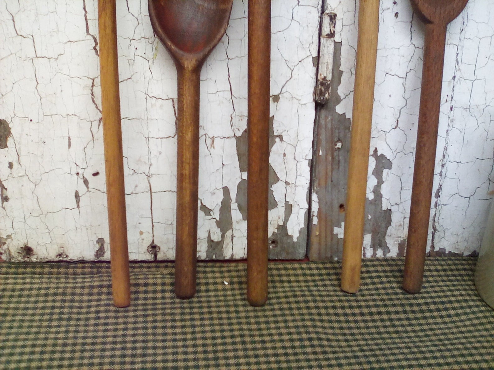 Wooden Spoons / Five Old Wooden Spoons / Vintage Antique Etsy