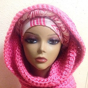 Made To Order Hooded Cowl, Hooded Scarf, Chunky Cowl, Snood, Infinity Scarf