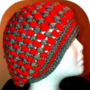 Made To Order Women's Crochet Beanie, Women's Tam, Women's Winter Hat image 4