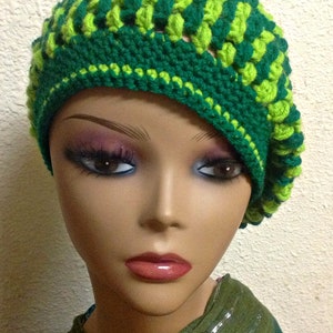 Made To Order Women's Crochet Beanie, Women's Tam, Women's Winter Hat image 1