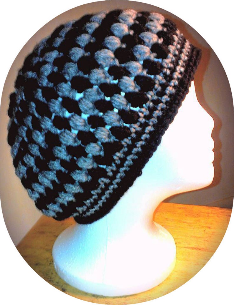 Made To Order Women's Crochet Beanie, Women's Tam, Women's Winter Hat image 5