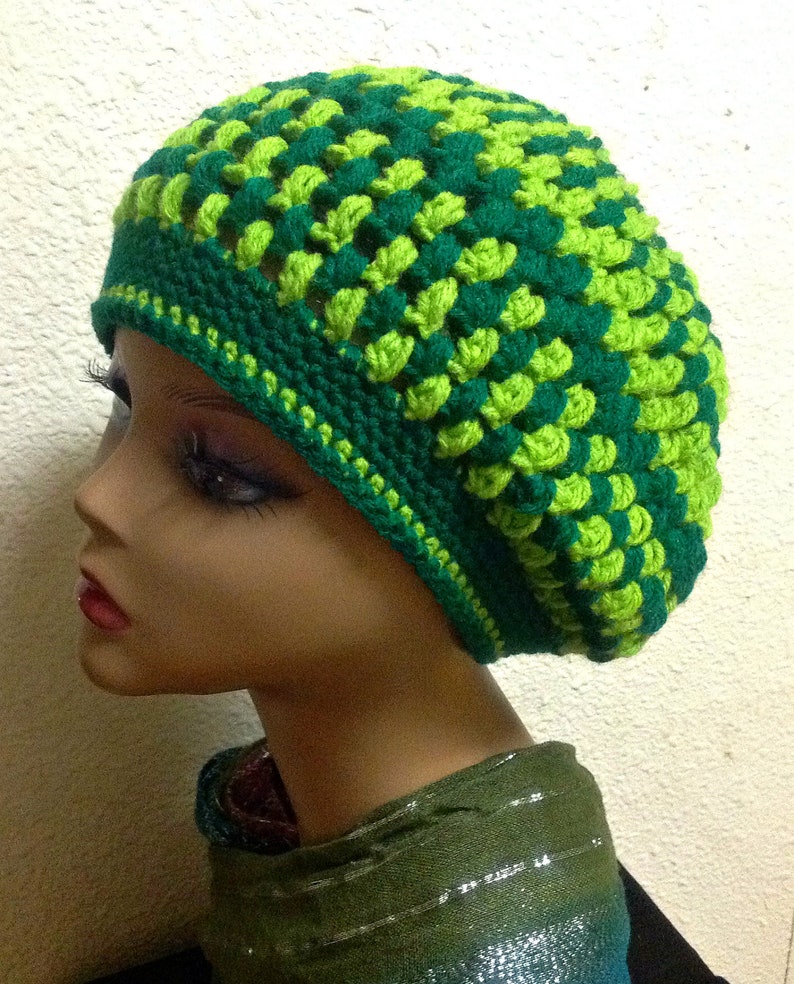 Made To Order Women's Crochet Beanie, Women's Tam, Women's Winter Hat image 2