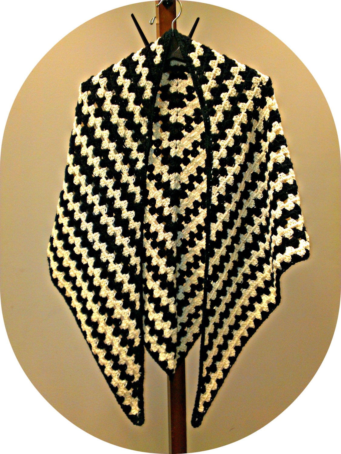 Made to Order Crochet Shawl, Triangle Shawl, Chevron Shawl - Etsy