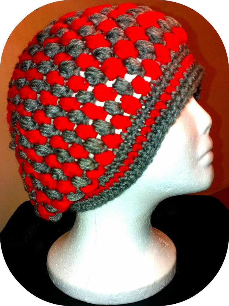 Made To Order Women's Crochet Beanie, Women's Tam, Women's Winter Hat image 4