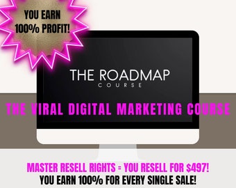 On Promo! How to Make Money Online Roadmap 2.0 Digital Marketing Course for Beginners Master Resell Rights Passive Income Roadmap to Rich