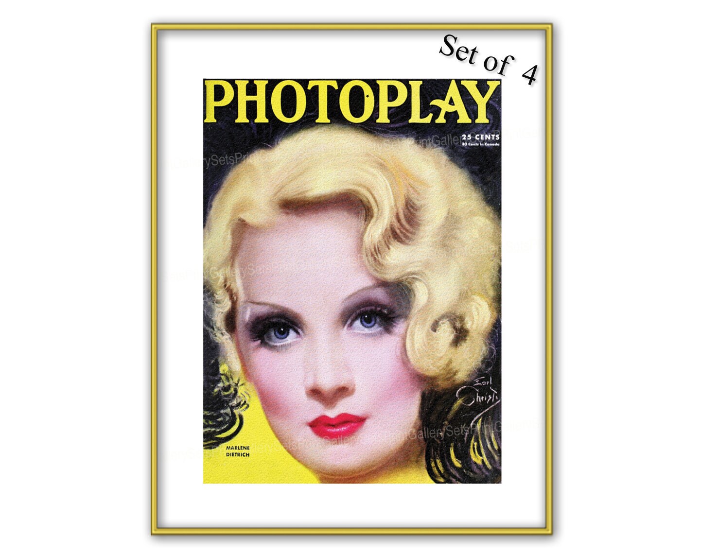 Photoplay Sprinter Photoplay Magazine Cover Prints Digital Download Hollywood Films Fan ...