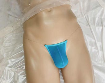 Mesh Men's Thong: Sheer See-Through G-String Underwear