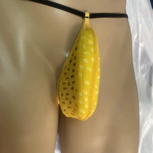 Mini perizoma sexy da uomo in rete trasparente, slip intimo, perizoma a rete, jockstrap, slip da uomo con pompa, perizoma traforato