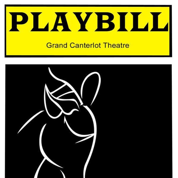 Beauty and the Beast Playbill Etsy