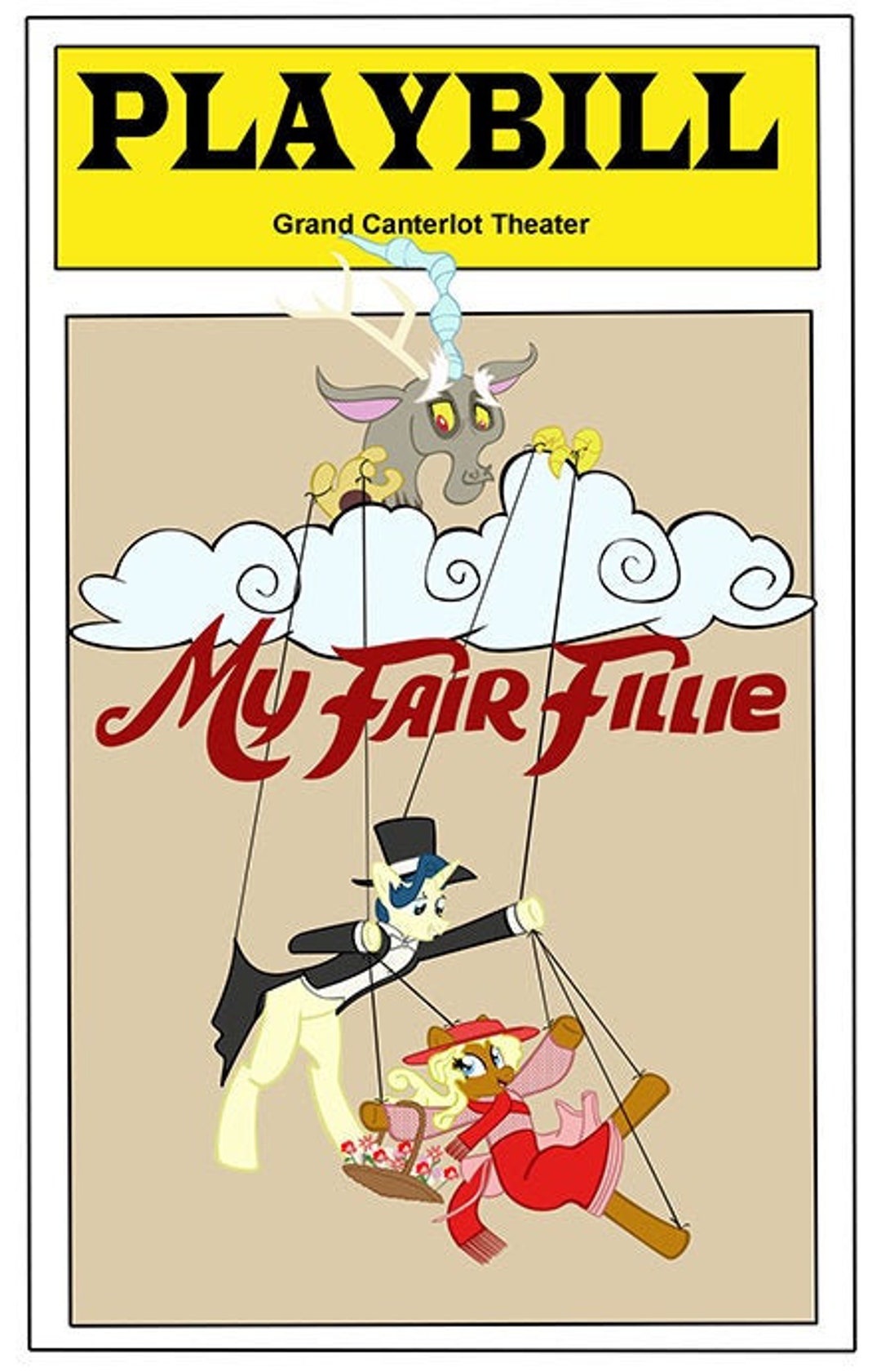 My Fair Fillie Playbill Print - Etsy