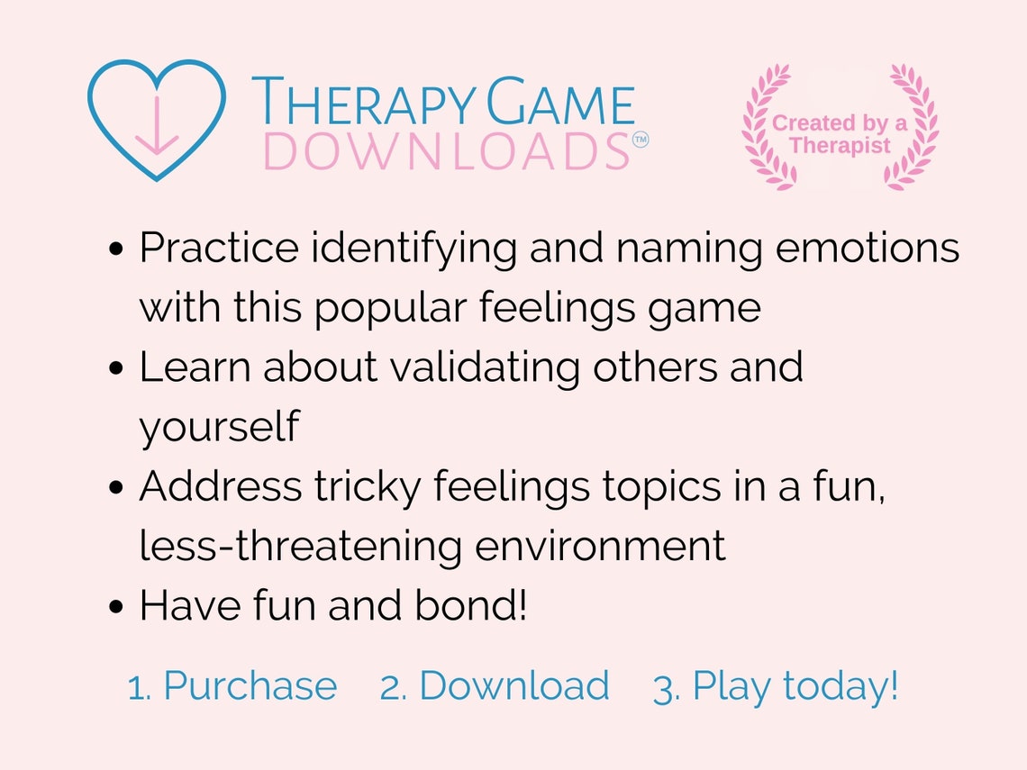 FEELOPOLY Therapy Game Feelings Game Group Therapy Etsy UK