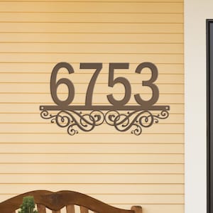 Custom House Numbers - Address