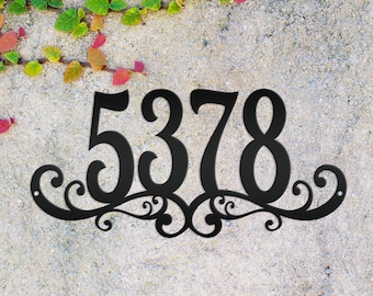 Decorative Custom House Address Sign