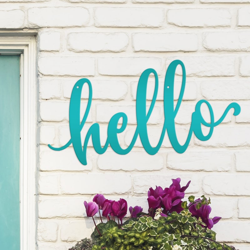 Hello Sign - Etsy