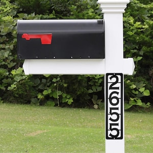 House Numbers, Mailbox Post Address Number Plaque