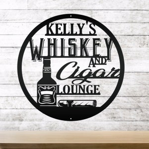 Custom Whiskey Bar Sign - Wedding Bar Sign
