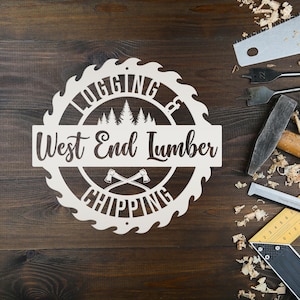 Custom Logging Sign - Carpenter Sign - Wood Shop Sign - Make it Your own wording
