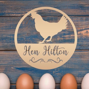 Your Custom Chicken Coop Sign - Your Own Wording