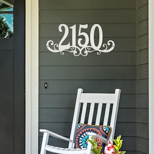 Decorative Custom House Address Sign