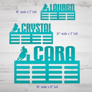 Medal Holder, Custom Barrel Racing Awards Holder, Horse Races Ribbon ...