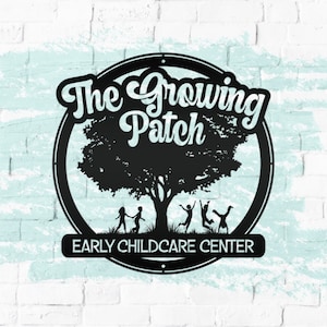 Custom Daycare Preschool Metal Sign - Child Daycare Business