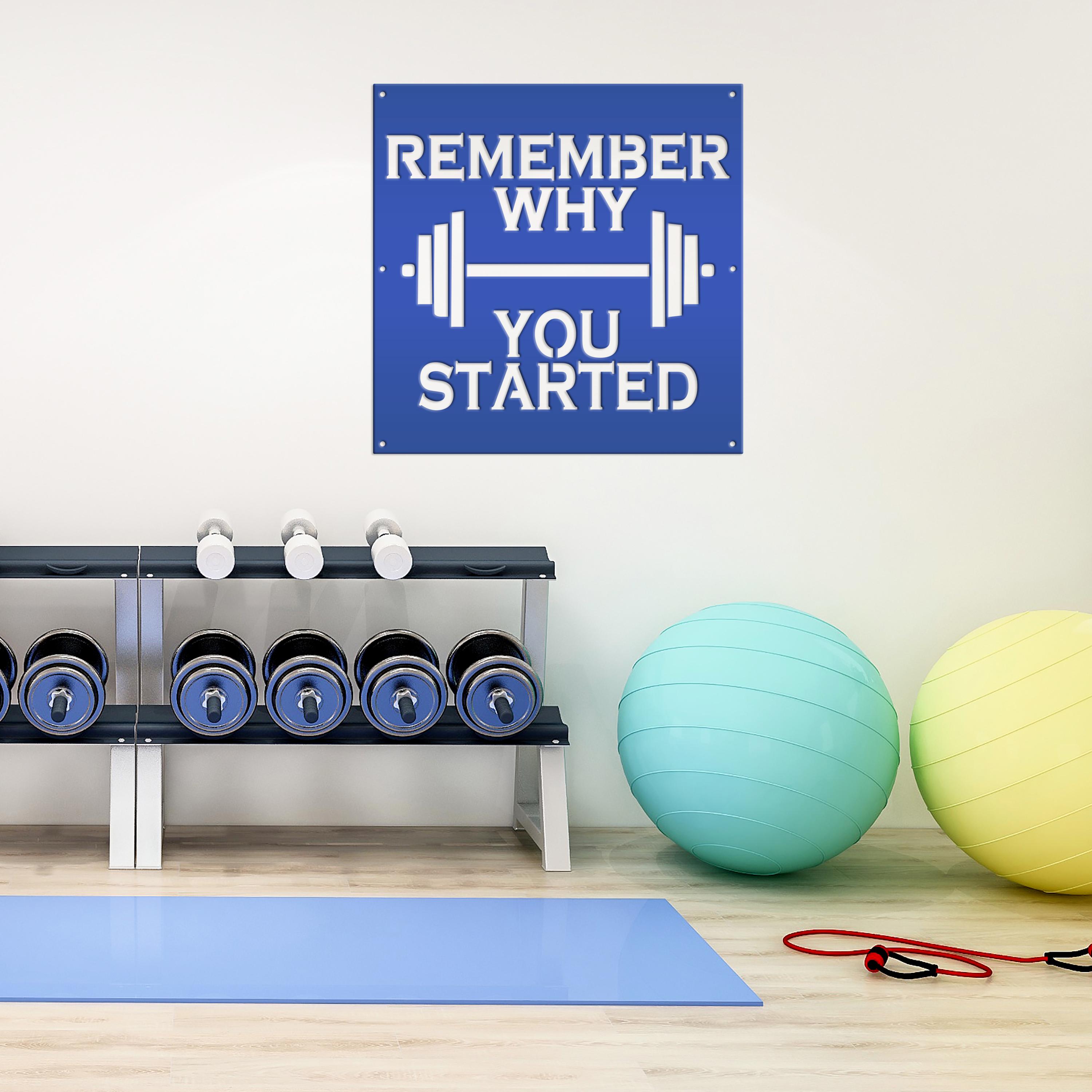 Gym Sign - Motivational Fitness Sign - at Home Gym Sign - Work Out Sign ...