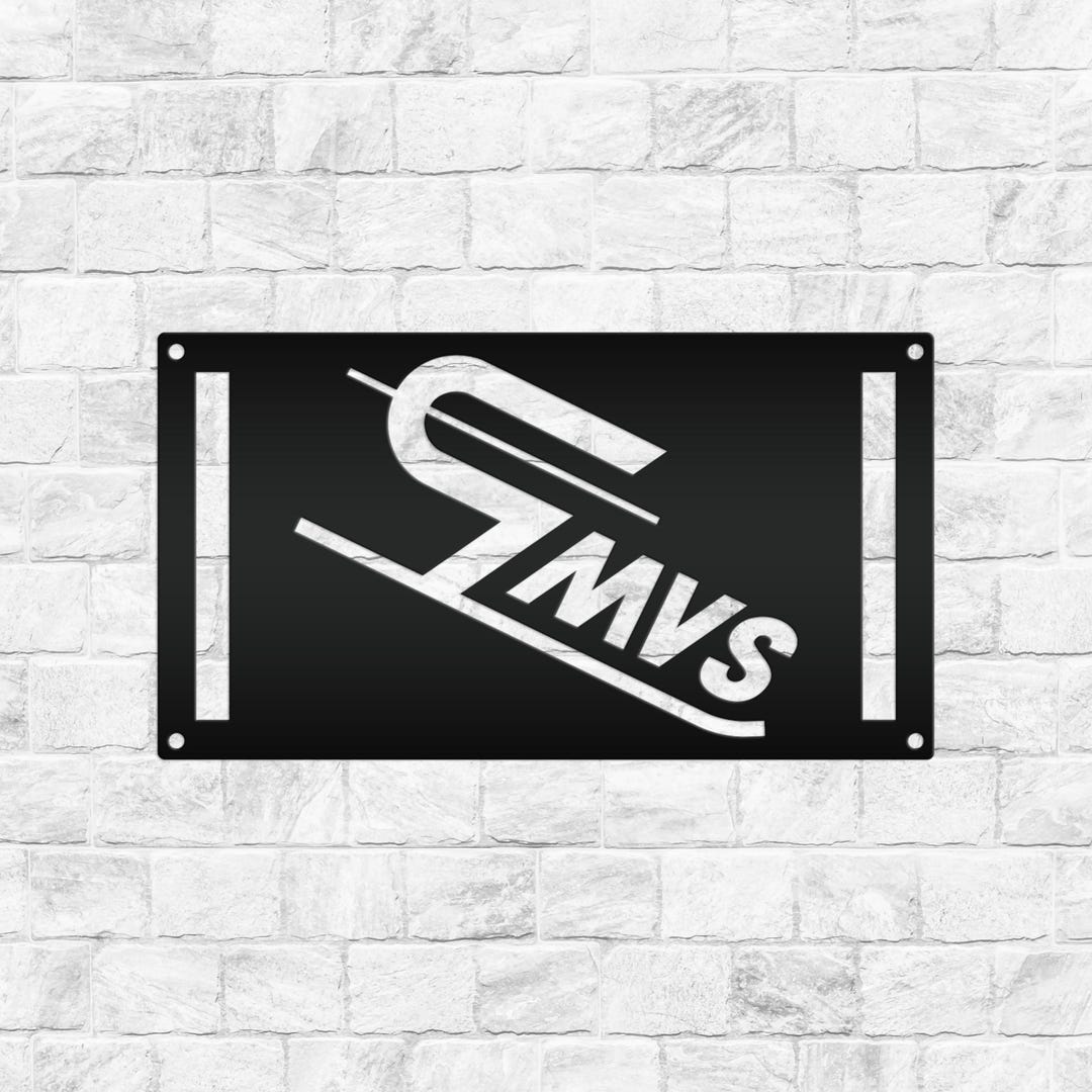 10 X 5.5 Matte Black, Custom Sign MVS Metal Sign - Etsy