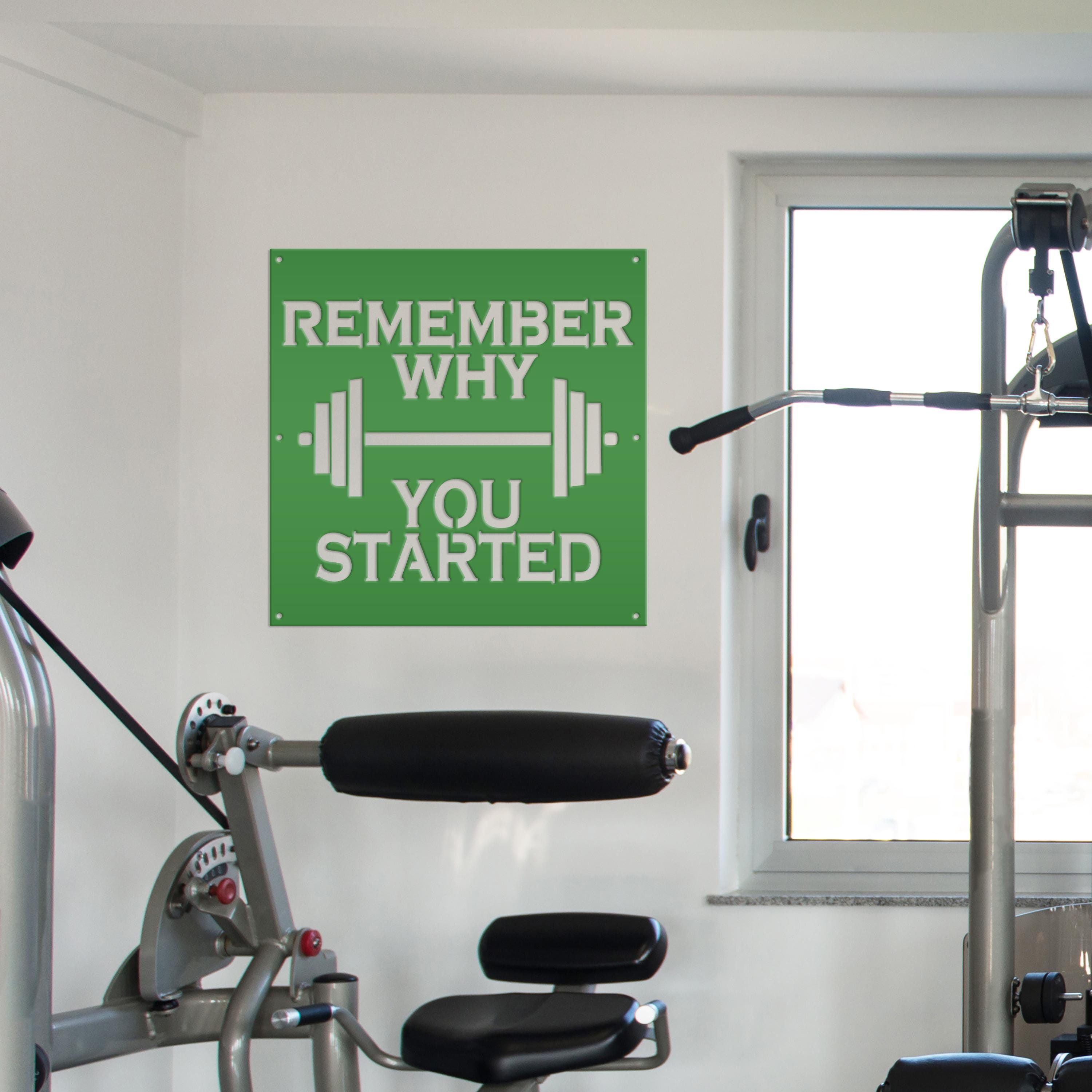 Gym Sign - Motivational Fitness Sign - at Home Gym Sign - Work Out Sign ...