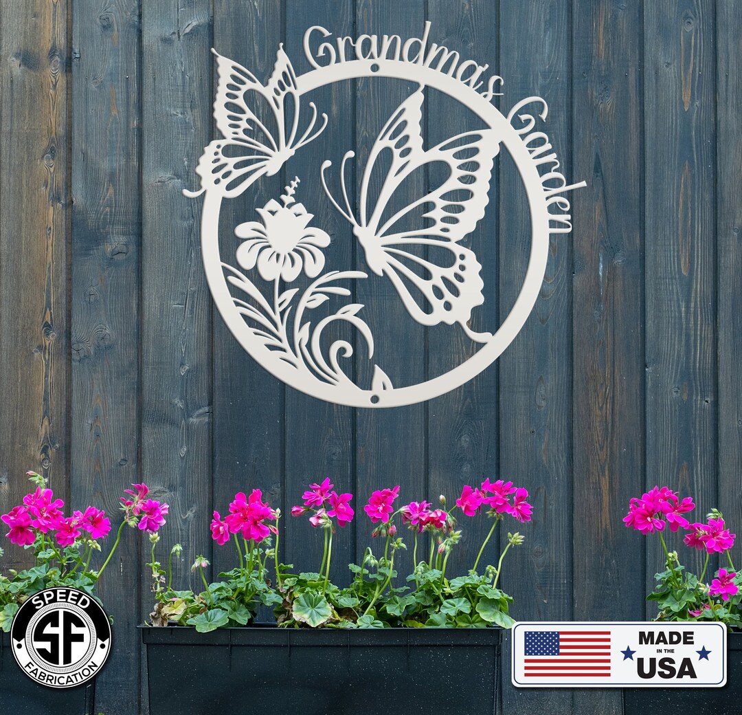 Custom Hanging Butterfly Sign Gift for Mom Personalized - Etsy