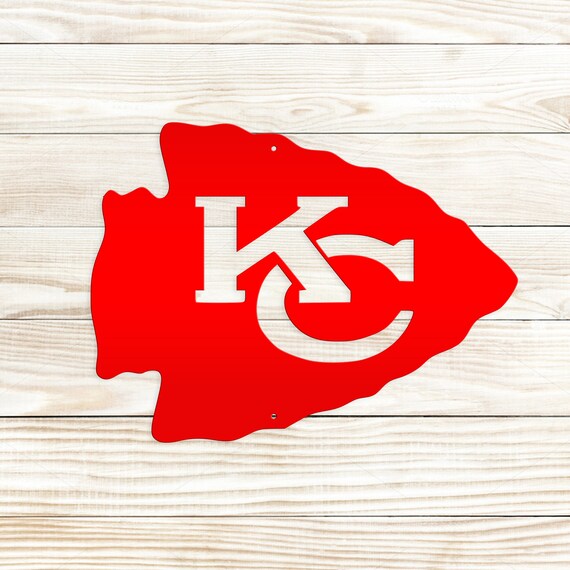 Kansas City Chiefs Football Logo Great For A Mancave Xmas Etsy