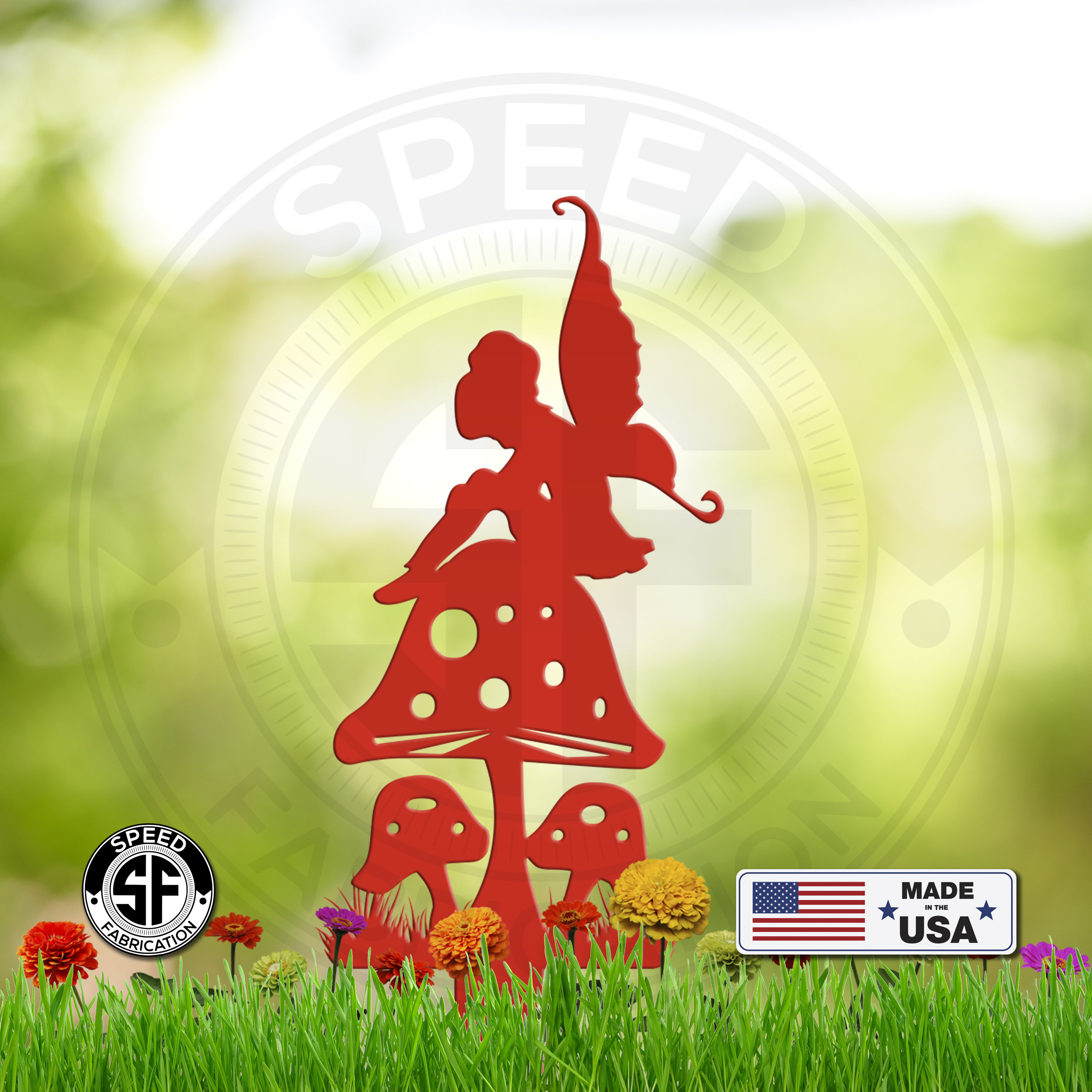 Metal Garden Fairy Yard Stakes Etsy