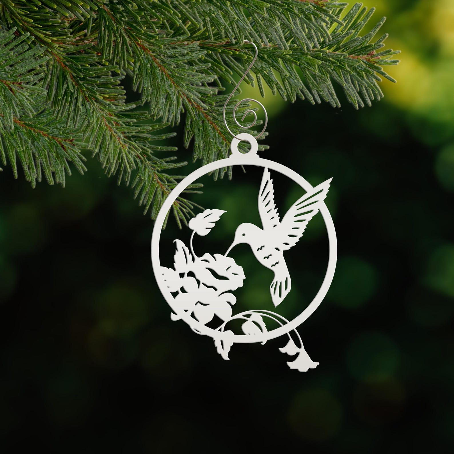 Metal Hummingbird 4 Inch Rear View Mirror Ornament - Etsy
